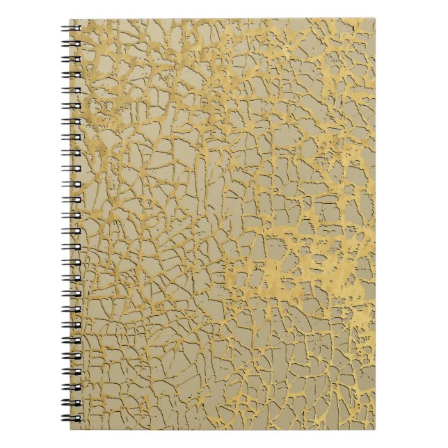 Carnet Gold Marbling : Grunge Texture Design (Devant)