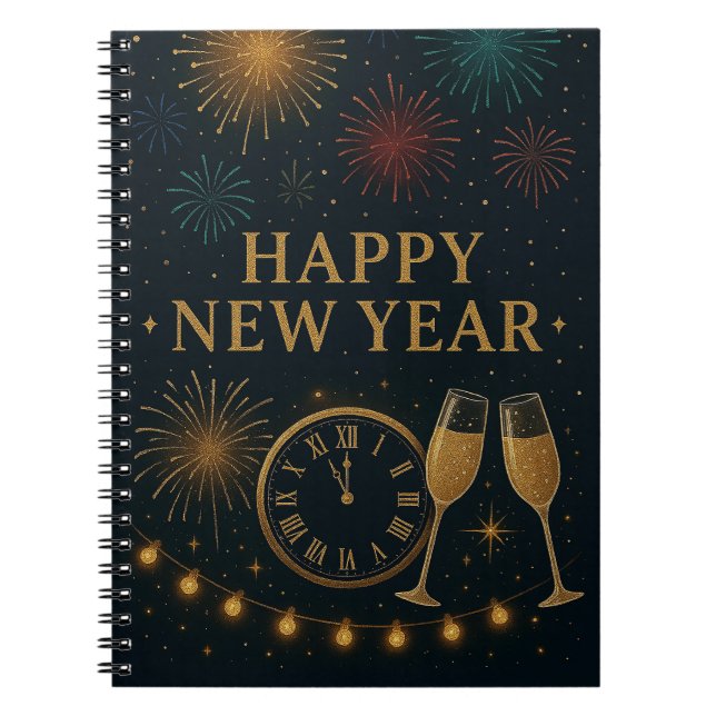Carnet Gold New Year (Devant)