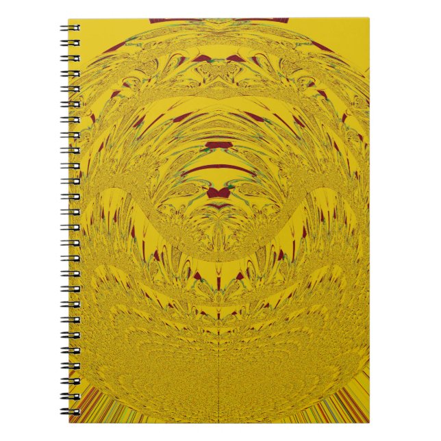Carnet Golden Lion Head Art (Devant)