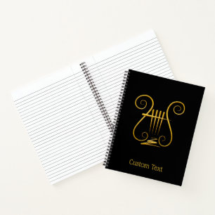 Carnet Golden lyre