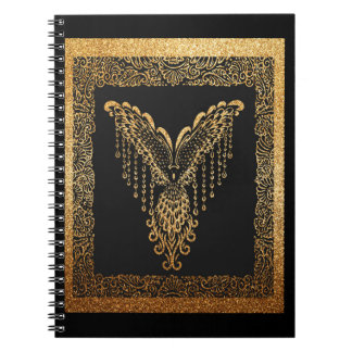 Carnet Golden Phoenix Elégance