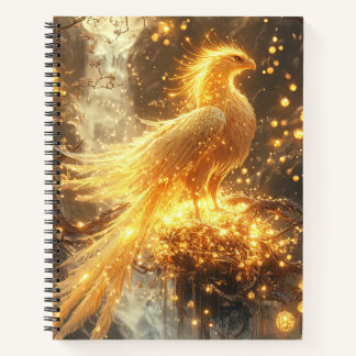 Carnet Golden Phoenix Rising Notebook