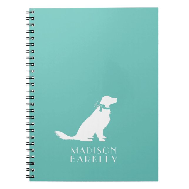 Carnet Golden Retriever (Devant)