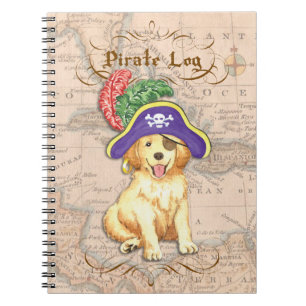 Carnet Golden Retriever Pirate