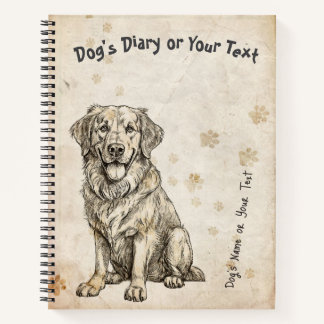 Carnet Golden Retriever's Diary