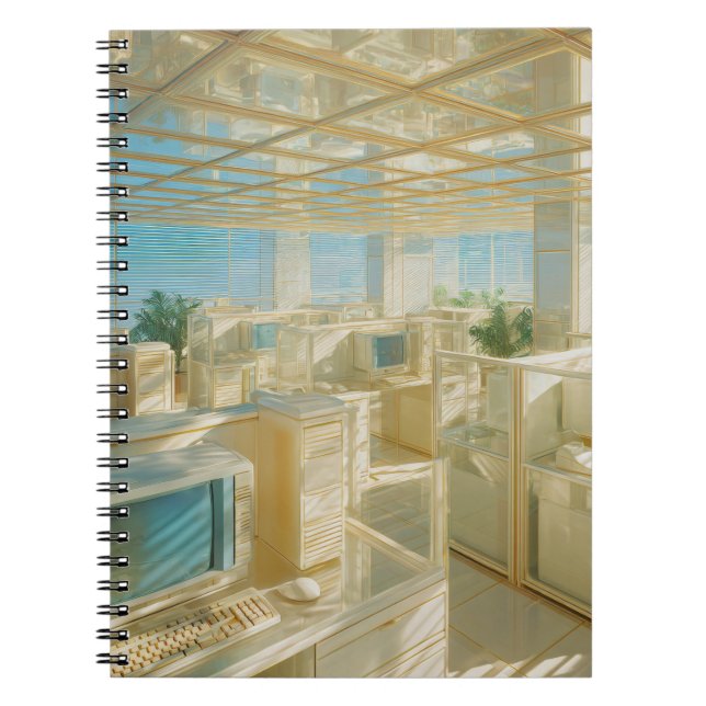 Carnet Golden Retro Office Dream (Devant)