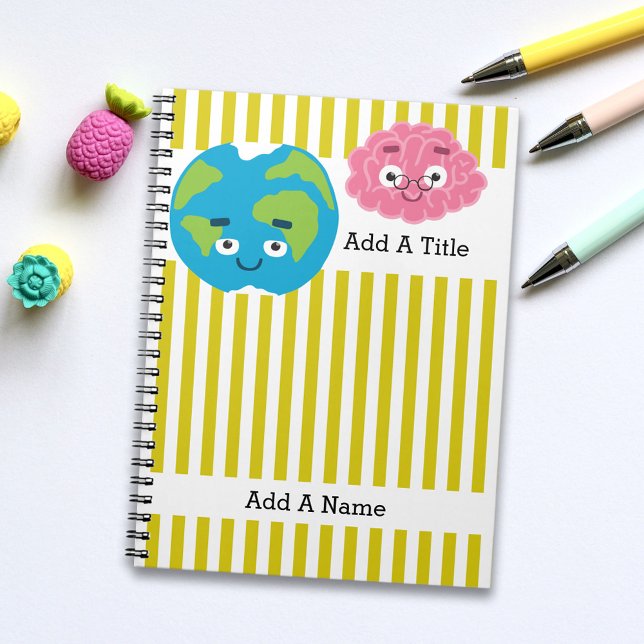 Carnet Goldenrod Yellow-White ・ École ・ Custom (Créateur téléchargé)