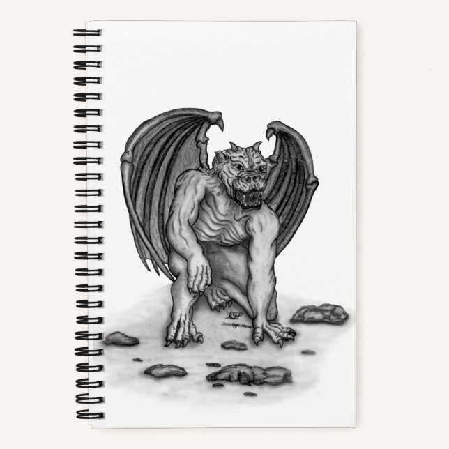 Carnet Golem Gargoyle (Recto)