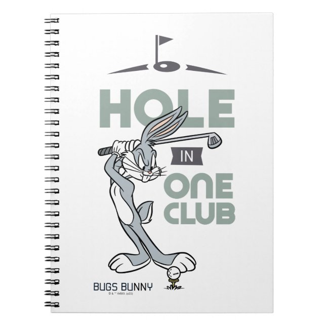 Carnet Golf BUNNY™ - Trou en un club (Devant)