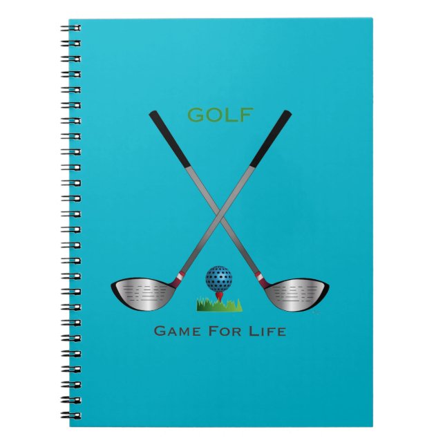 Carnet GOLF - Jeu pour la vie (Devant)