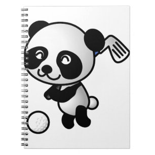 Carnet Golf Jouer Panda
