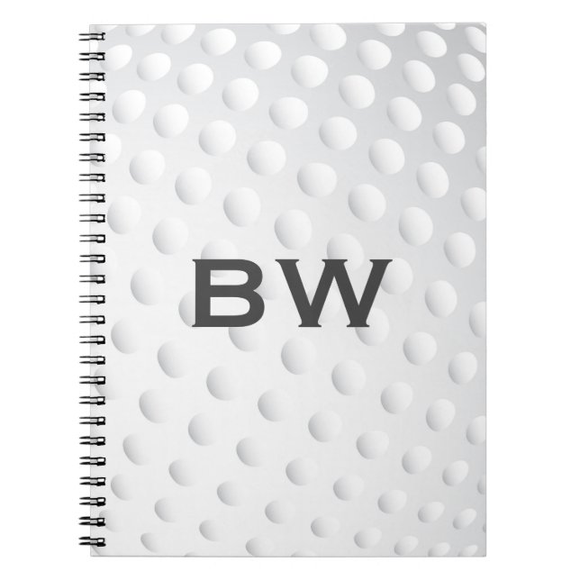 Carnet Golf Monogramme de près (Devant)