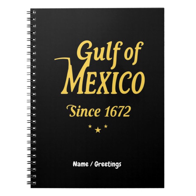 Carnet Golfe du Mexique Depuis 1672, plongez profondément (Devant)
