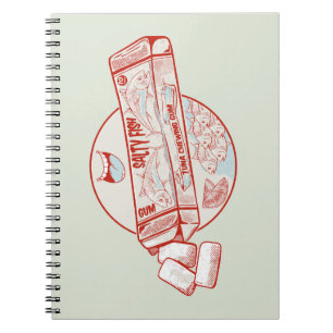 Carnet Gomme à mâcher drôle thon goût de poisson
