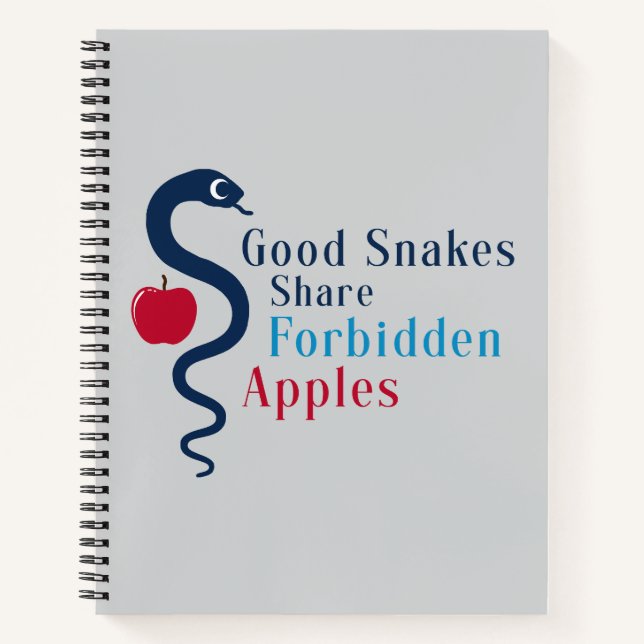 Carnet Good Snakes Share Forbidden Apples T-Shirt (Devant)