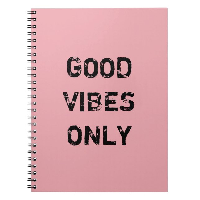 CARNET GOOD VIBES SEULEMENT (Devant)