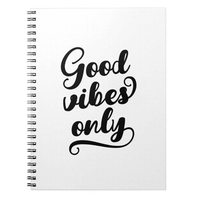 Carnet Good Vibes uniquement (Devant)