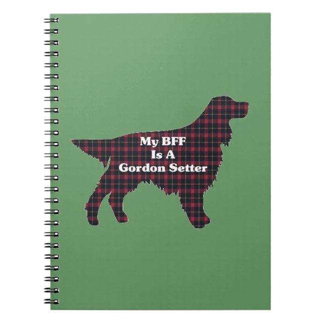 Carnet Gordon Setter BFF (Devant)