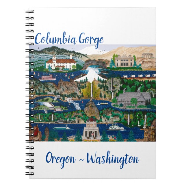 Carnet Gorge Columbia River (Devant)