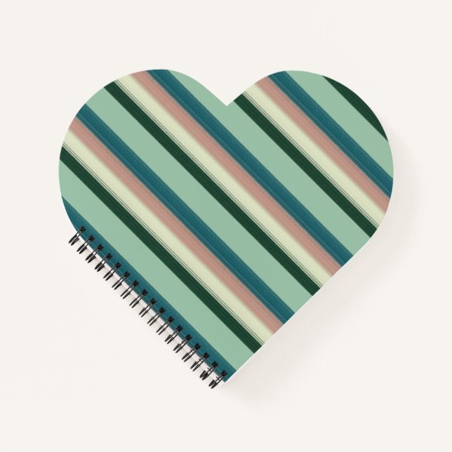 Carnet Gorgeous Chic Striped (Devant)