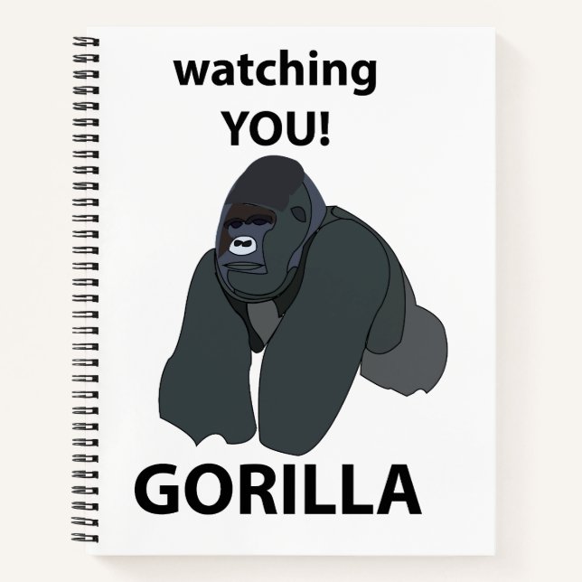 Carnet Gorilla Vous Regarder Drôle Gorilla (Devant)