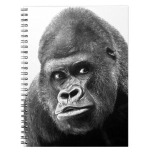 Carnet Gorille Noir Blanc