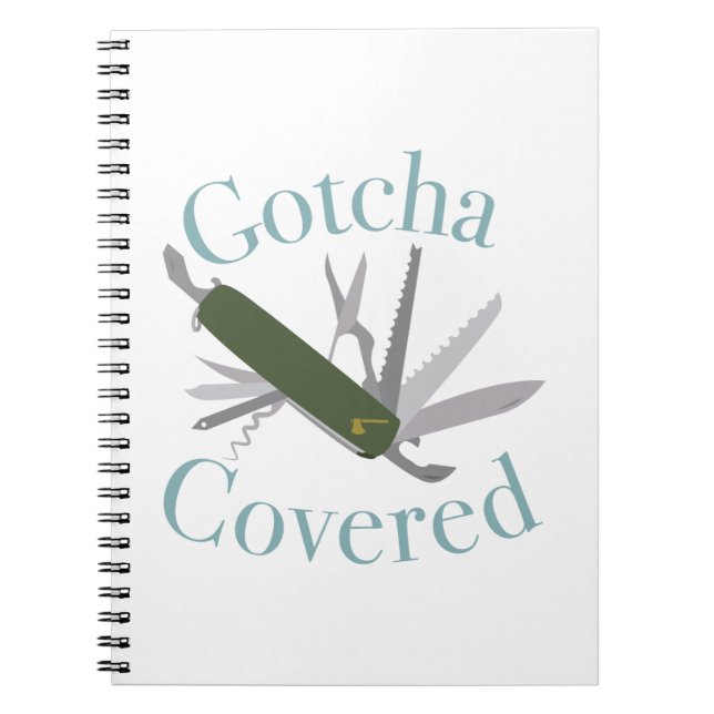 Carnet Gotcha couvert (Devant)