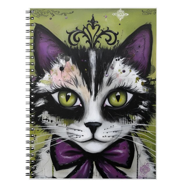 Carnet Goth Cat (Devant)