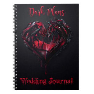 Carnet gothique de journal de mariage