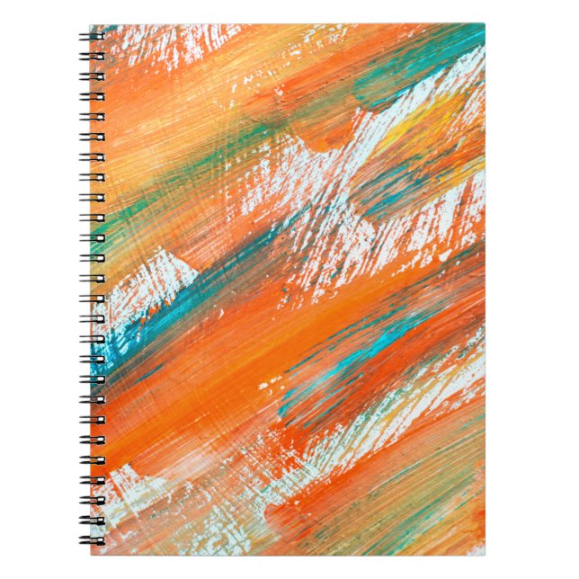 Carnet gouache Abstraite peignant différentes couleurs vi (Devant)