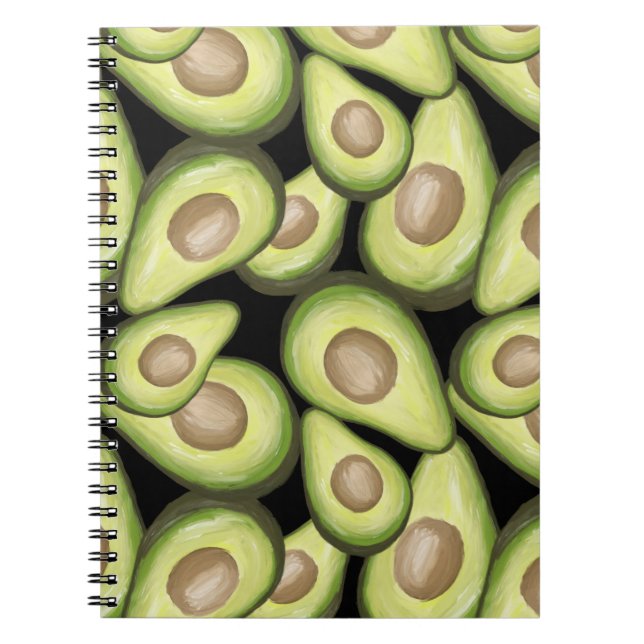 Carnet Gourmet Fresh Cut Vegan Avocado Pattern (Devant)
