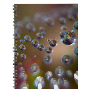 Carnet Gouttelettes d'eau-Eau en mouvement