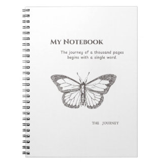 Carnet Graceful Butterfly Notebook for Daily Inspiration