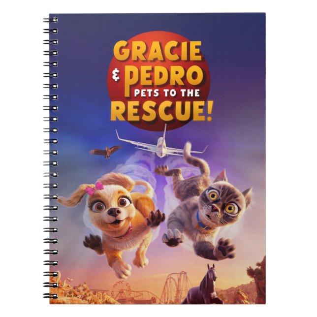 Carnet Gracie et Pedro : Des animaux de compagnie à la re (Devant)
