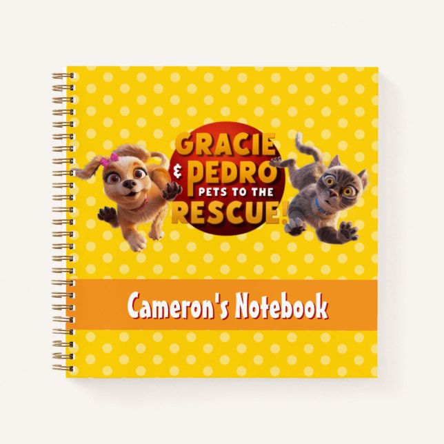 Carnet Gracie & Pedro Adventure Attend (Devant)