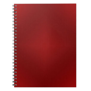 Carnet Gradient rouge sang - modèle rouge foncé customisé