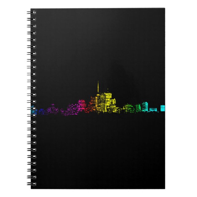 Carnet Gradient Skyline de Toronto (Devant)