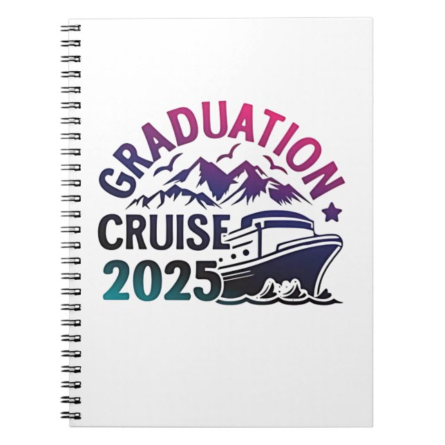Carnet Graduation Cruise 2025 - Correspondance de voyage  (Devant)