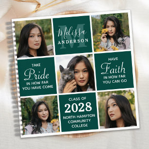Carnet Graduation Custom 5 Photo Collage GuestBook