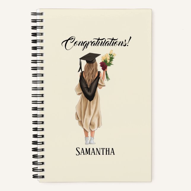 Carnet Graduation de l'aquarelle personnalisée (2) (Recto)