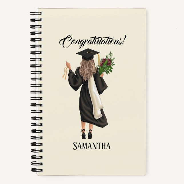 Carnet Graduation de l'aquarelle personnalisée (9) (Recto)