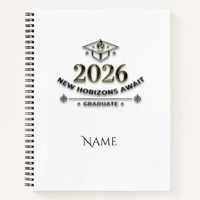 Carnet Graduation Notebook / Cuaderno de Graduación (Devant)