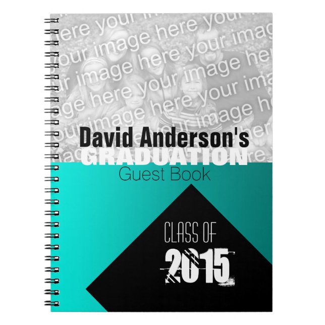 Carnet Graduation Party Class of 2018 Custom Guest Book 1 (Devant)