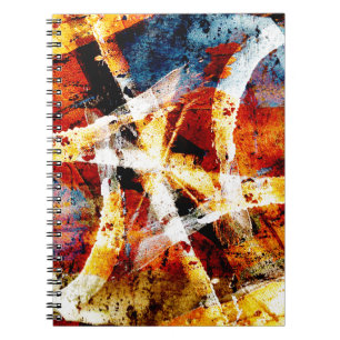 Carnet Graffiti abstrait coloré