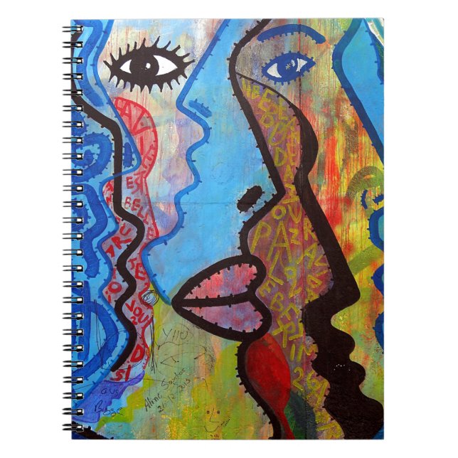 Carnet Graffiti Abstrait coloré (Devant)