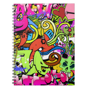Carnet Graffiti Art : Hip-Hop Style Arrière - plan