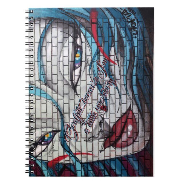 Carnet Graffiti de fille asiatique  (Devant)
