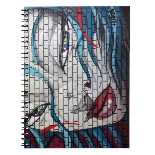 Carnet Graffiti de fille asiatique  (Devant)