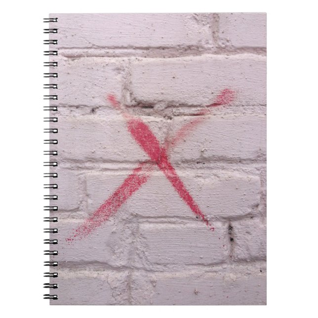 Carnet Graffiti rouge (Devant)