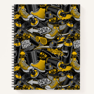 Carnet Graffiti urbain Motif de rue